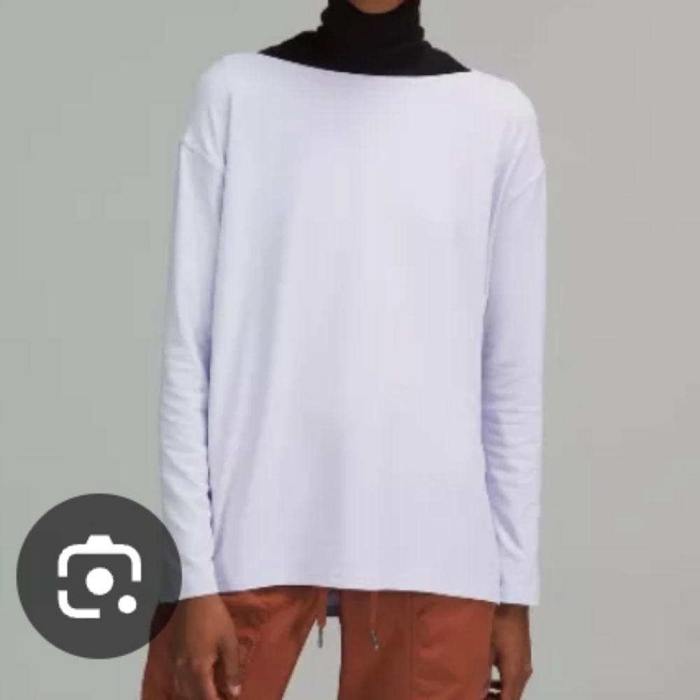 Lululemon Back In Action Long Sleeve Top